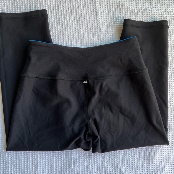 Lululemon Athletica capri leggings black/blue size 8 - Picture 4 of 5